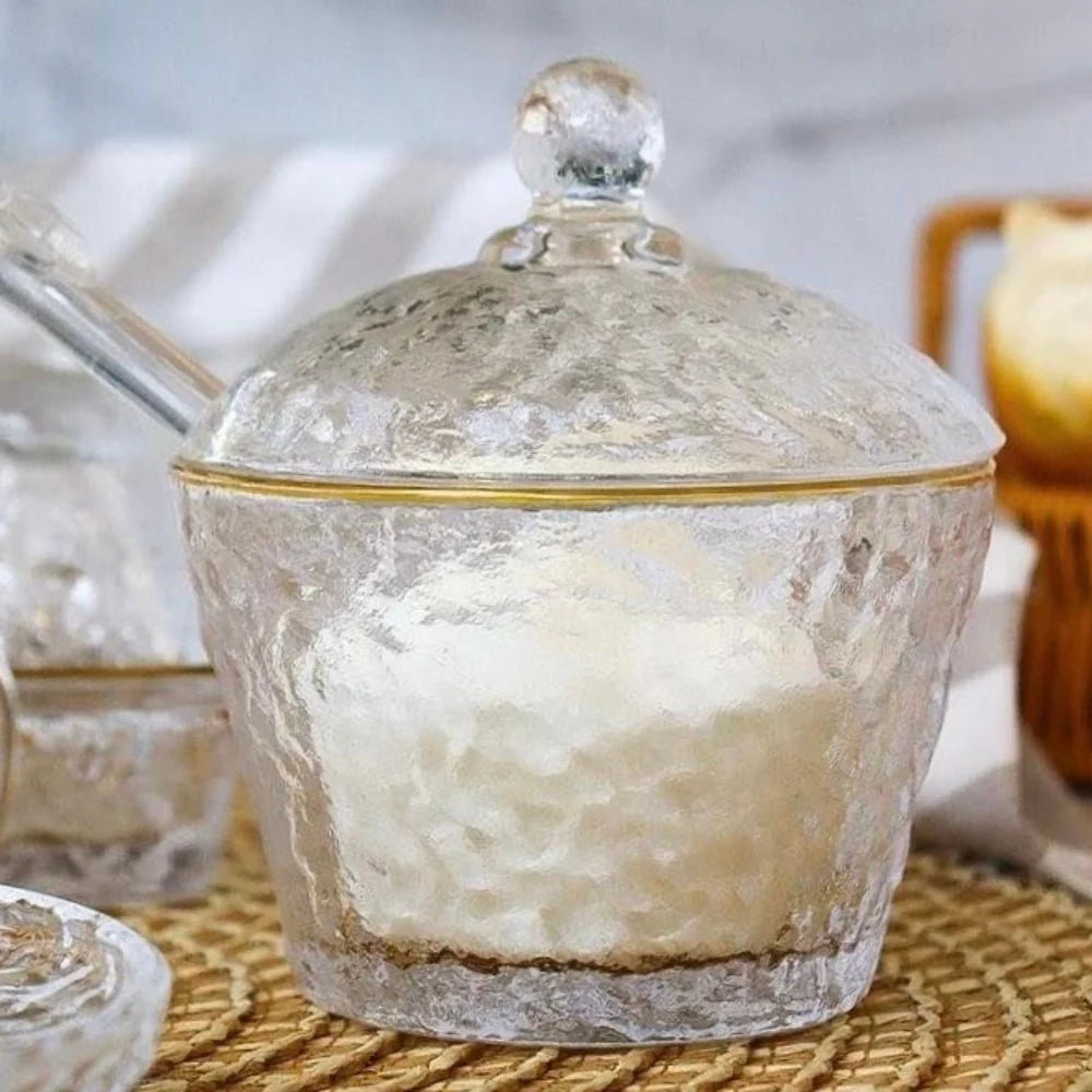 Conjunto de Queijeira + Manteigueira + Açucareiro - Mesa Posta Lar Equipado