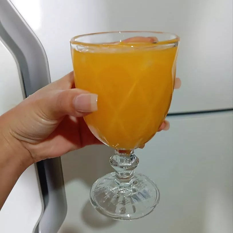 Coleção Diamante – Jogo com 6 Taças Bico de Jaca 340ml