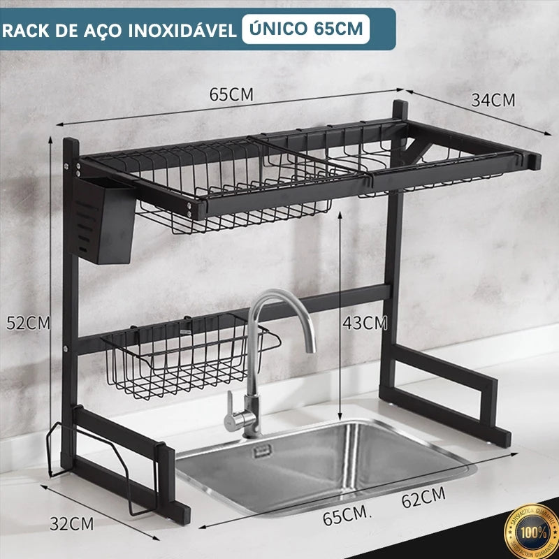 Escorredor de Louça Suspenso Modular – Praticidade e Estilo para Sua Cozinha