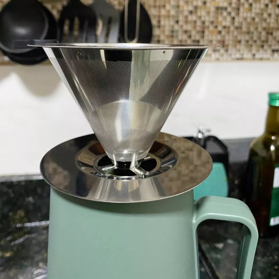 Filtro de Café Inox 102 – Sustentabilidade e Sabor em Cada Xícara