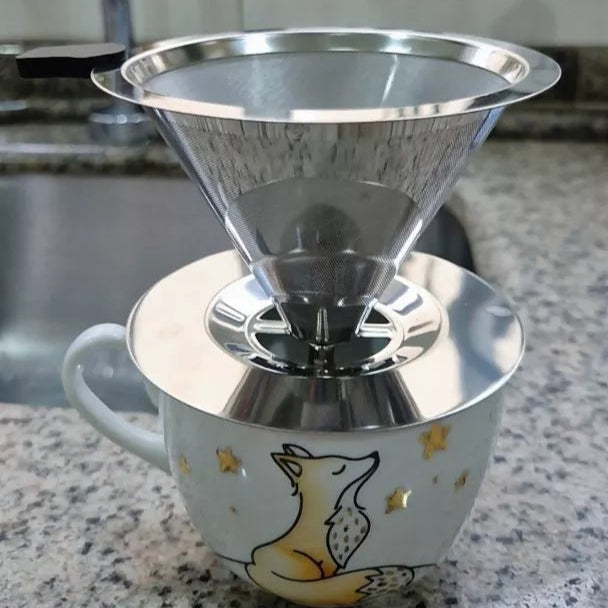 Filtro de Café Inox 102 – Sustentabilidade e Sabor em Cada Xícara