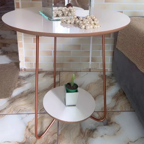 Conjunto de Mesa de Centro e Mesa Lateral de MDF — Elegância e Versatilidade para sua Sala