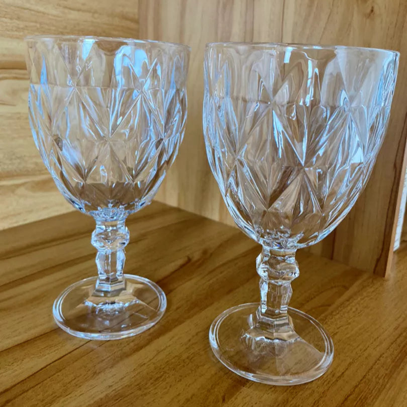 Coleção Diamante – Jogo com 6 Taças Bico de Jaca 340ml