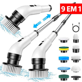 Escova  Elétrica  Recarregável 9 em 1
