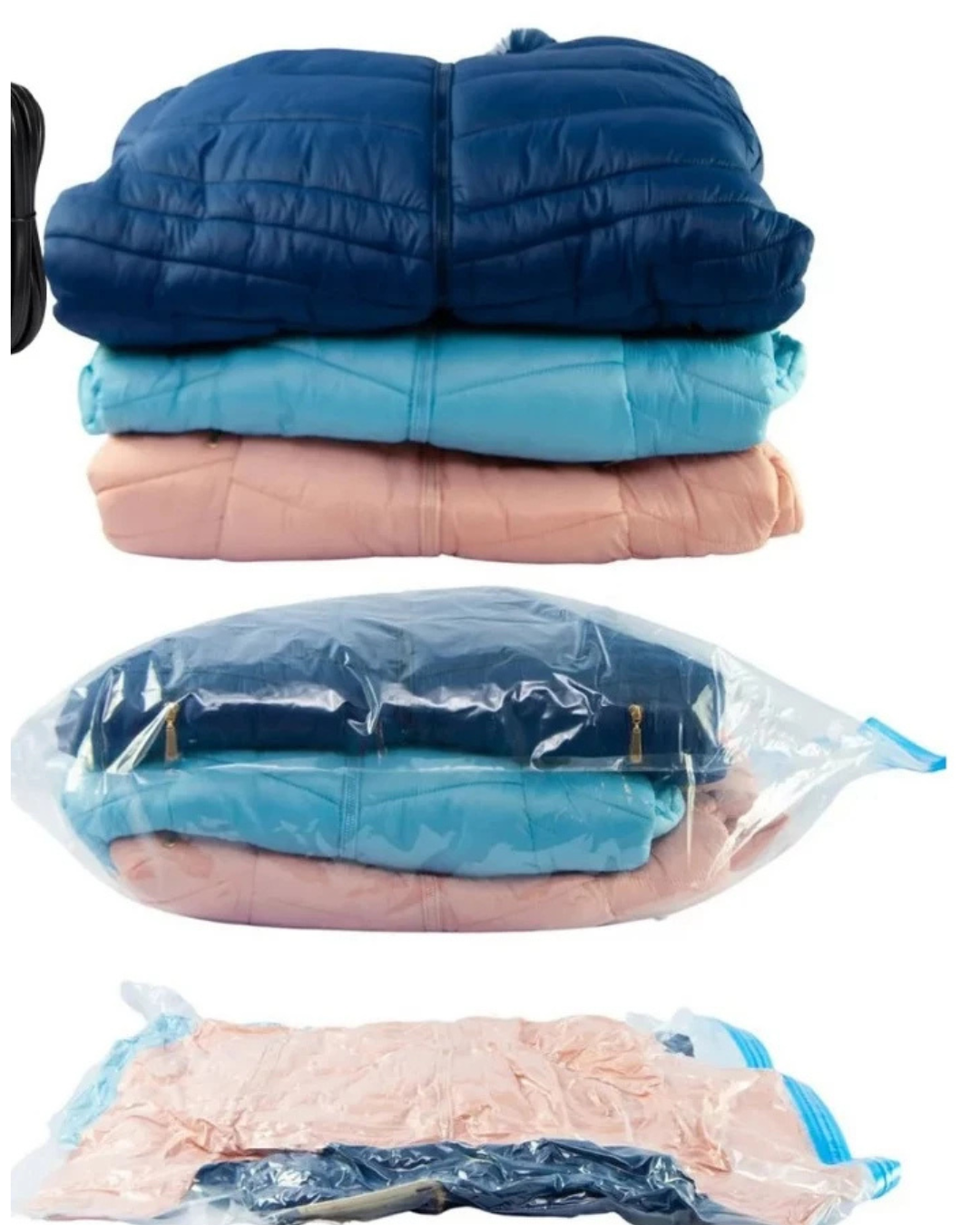 Kit TurboVac Elétrico-Bomba + 5 sacos -OFERTA LIMITADA