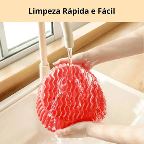 Forma de Silicone para AirFryer Reutilizável - Antiaderente, Fácil de Limpar e Mais Praticidade na Cozinha