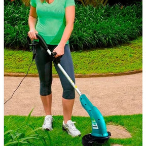 Aparador de Grama Elétrico 1500W Bipartido - Corte Preciso para Jardim e Bordas