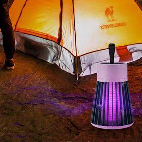 Luminária Mata Mosquito UV Recarregável - Armadilha Elétrica Silenciosa e Sem Radiação