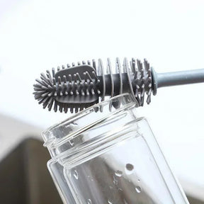 Escova de Silicone para Garrafa de Leite - Ferramenta de Limpeza Essencial para sua Cozinha
