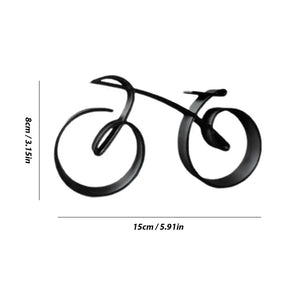 Decoração Bicicleta Minimalista  3D — Charme Criativo para seu Espaço