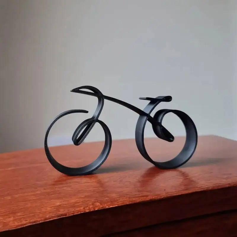 Decoração Bicicleta Minimalista  3D — Charme Criativo para seu Espaço