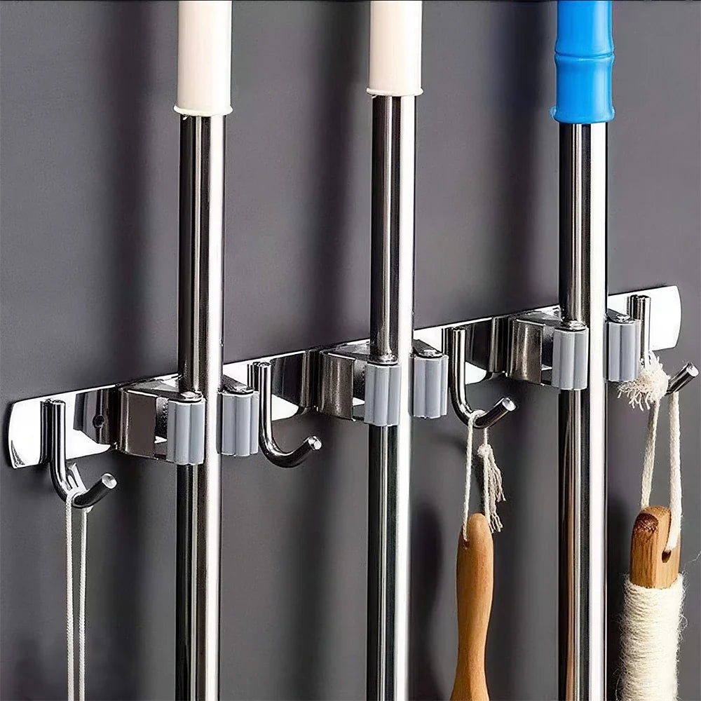 UltraGrip Inox - Suporte para Vassouras e Rodos