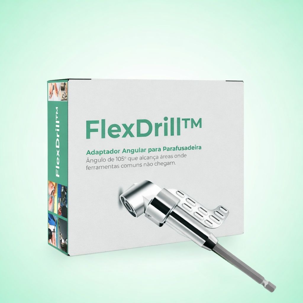 FlexDrill™ – Adaptador Angular para Parafusadeira