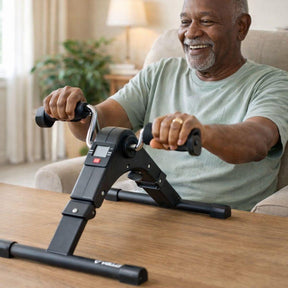 Mini Bike Ergométrica Portátil com Monitor - Exercite-se em Casa