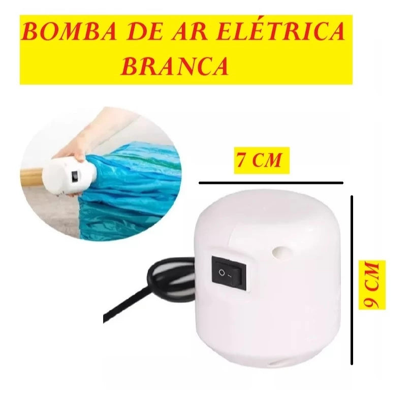 Kit TurboVac Elétrico-Bomba + 5 sacos -OFERTA LIMITADA