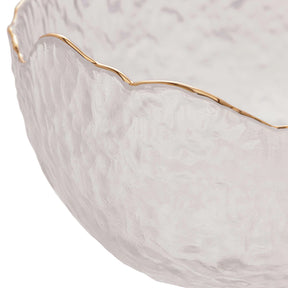 Kit 3 Bowls Cristal Martelado Taj com Fio de Ouro – Wolff