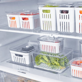 Organizador de Geladeira Clear Fresh com Cesto 2,2 Litros