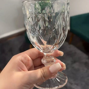 Coleção Diamante – Jogo com 6 Taças Bico de Jaca 340ml