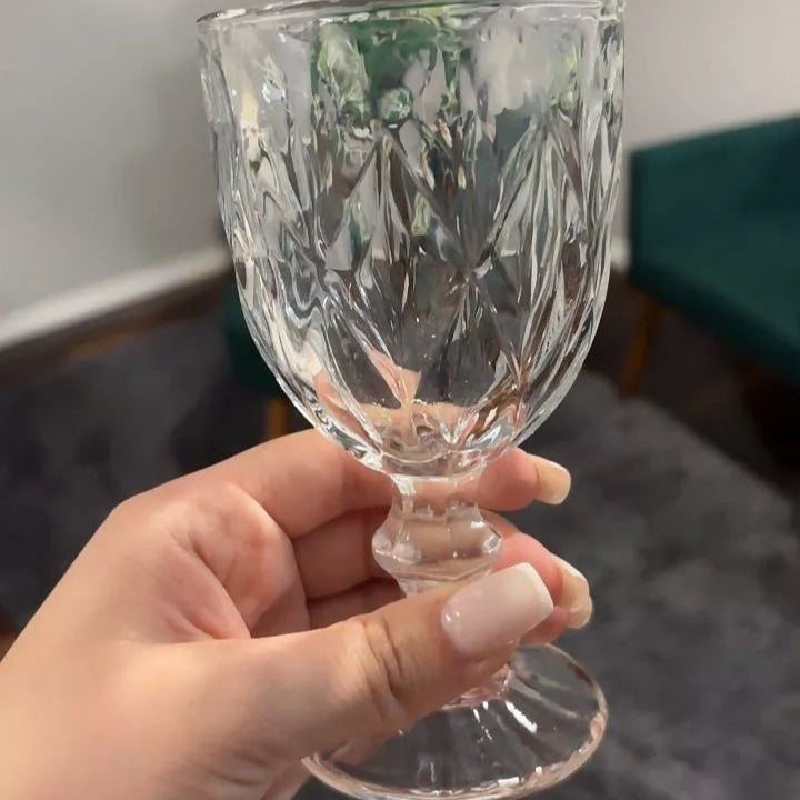 Coleção Diamante – Jogo com 6 Taças Bico de Jaca 340ml