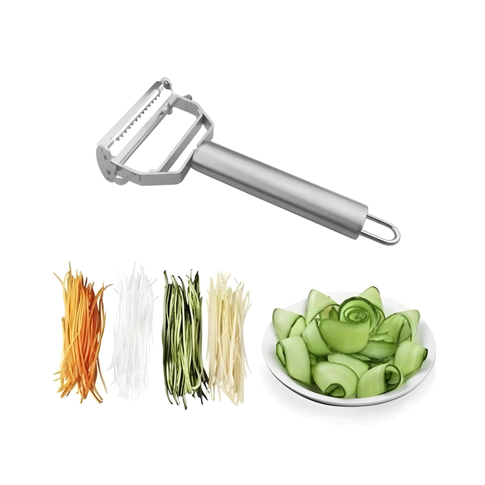 Fatiador e Descascador 2 em 1 – Mais Rápido, Prático e Sem Esforço na Cozinha