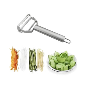 Fatiador e Descascador 2 em 1 – Mais Rápido, Prático e Sem Esforço na Cozinha