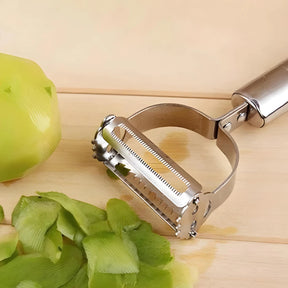 Fatiador e Descascador 2 em 1 – Mais Rápido, Prático e Sem Esforço na Cozinha