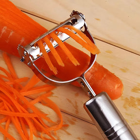 Fatiador e Descascador 2 em 1 – Mais Rápido, Prático e Sem Esforço na Cozinha