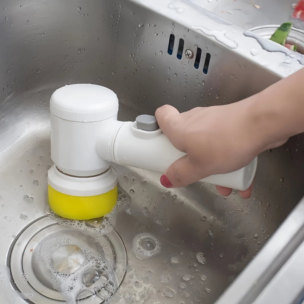 Escova  Mágica Elétrica para Limpeza 5 em 1