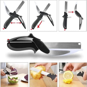 Tesoura Faca Lar Equipado -  Precisa com Design Sofisticado para Sua Cozinha