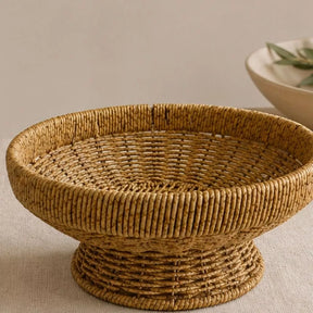 Fruteira de Mesa em Rattan Natural Paya M – Decoração Acolhedora e Sofisticada