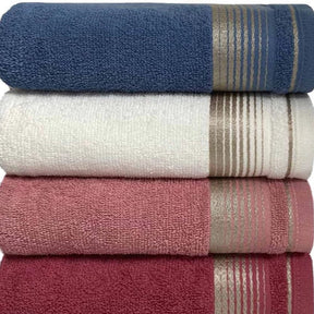Kit 4 Toalhas de Banho Berlim 100% Algodão – 75x150cm | Maciez e Absorção Premium