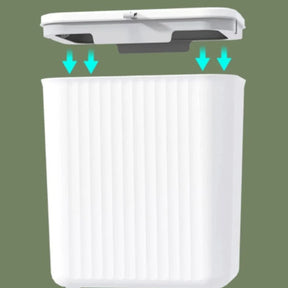 Lixeira Dobrável 9L LixoFlex  para Cozinha, Banheiro e Muito Mais -Lar Equipado