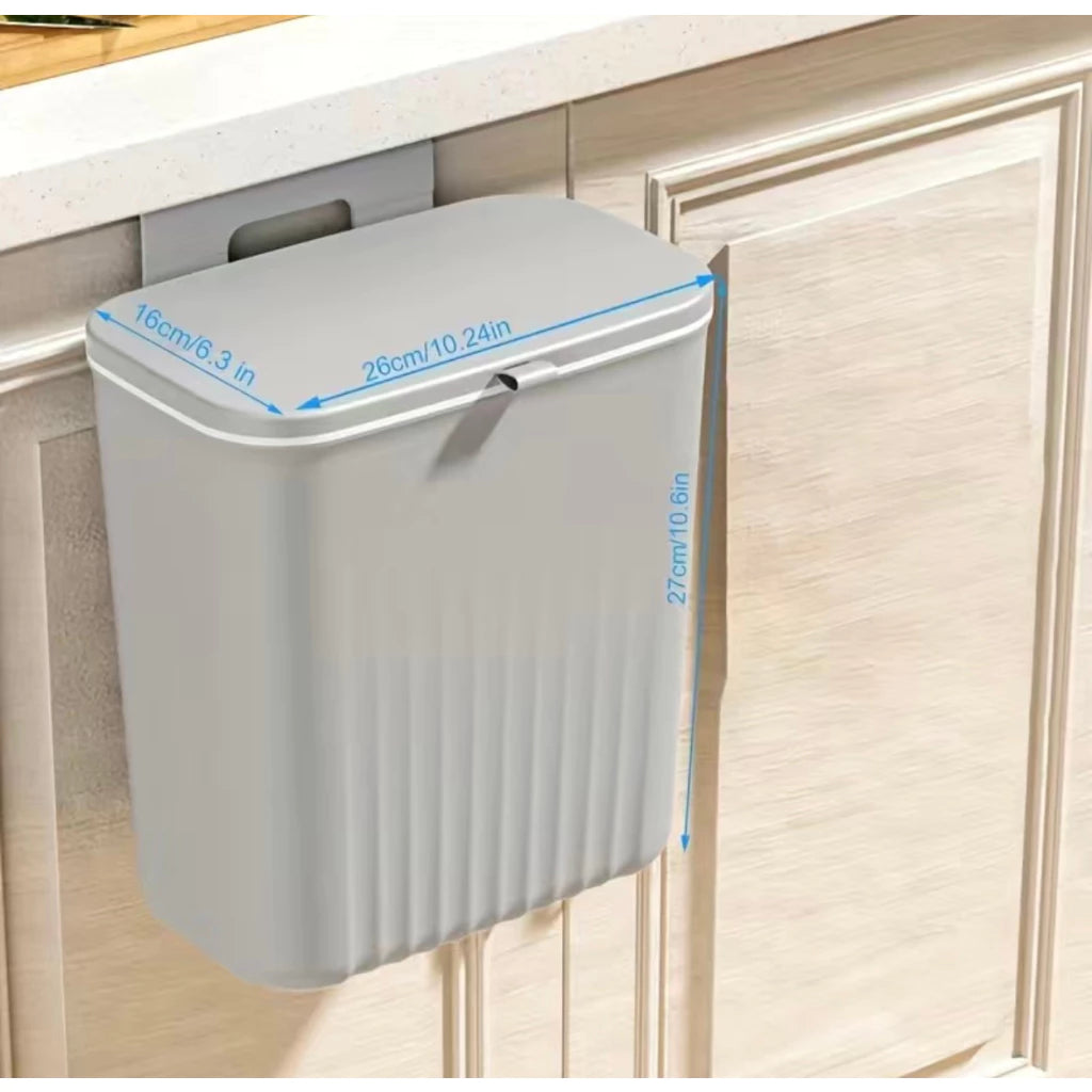 Lixeira Dobrável 9L LixoFlex  para Cozinha, Banheiro e Muito Mais -Lar Equipado