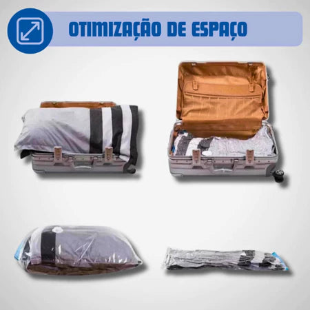 Kit 10 Sacos a Vácuo Reutilizáveis – Lar Equipado