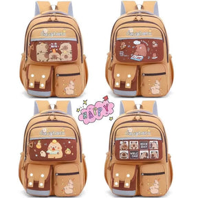 A Mochila Capivara que Todo Mundo Quer: Espaçosa, Impermeável e Super Fofa-OFERTA VOLTA ÁS AULAS