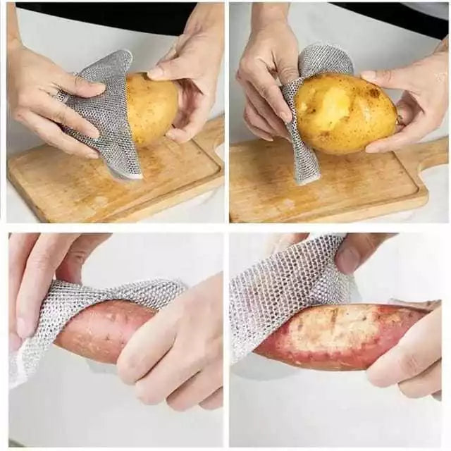 Pano de Limpeza Metálico 10 unid.-Multiuso Superabsorvente – Praticidade e Elegância na Cozinha