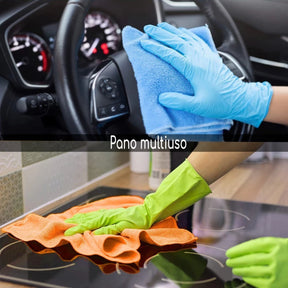 Kit 10 Panos De Limpeza Microfibra /Alta Absorção e Versatilidade para seu Lar