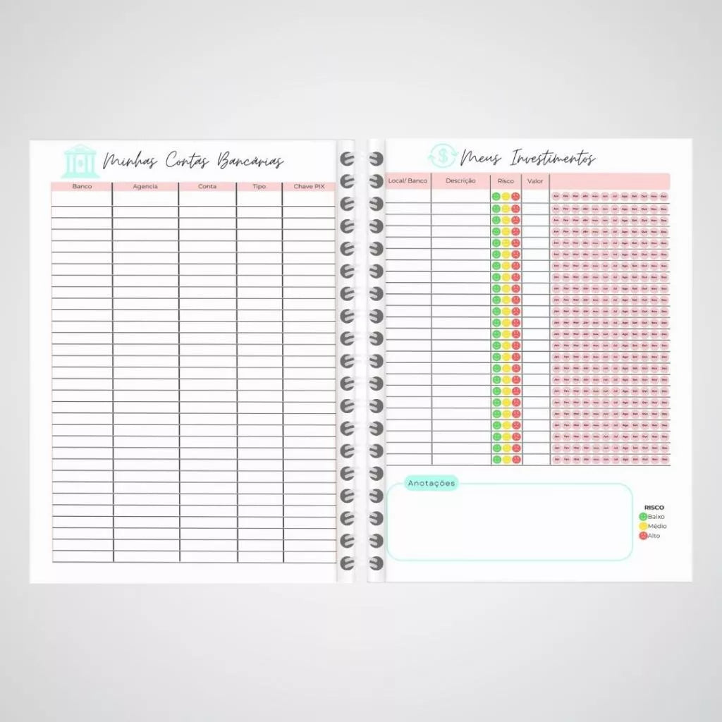 Planner Financeiro 2026 – Controle Total das Suas Contas