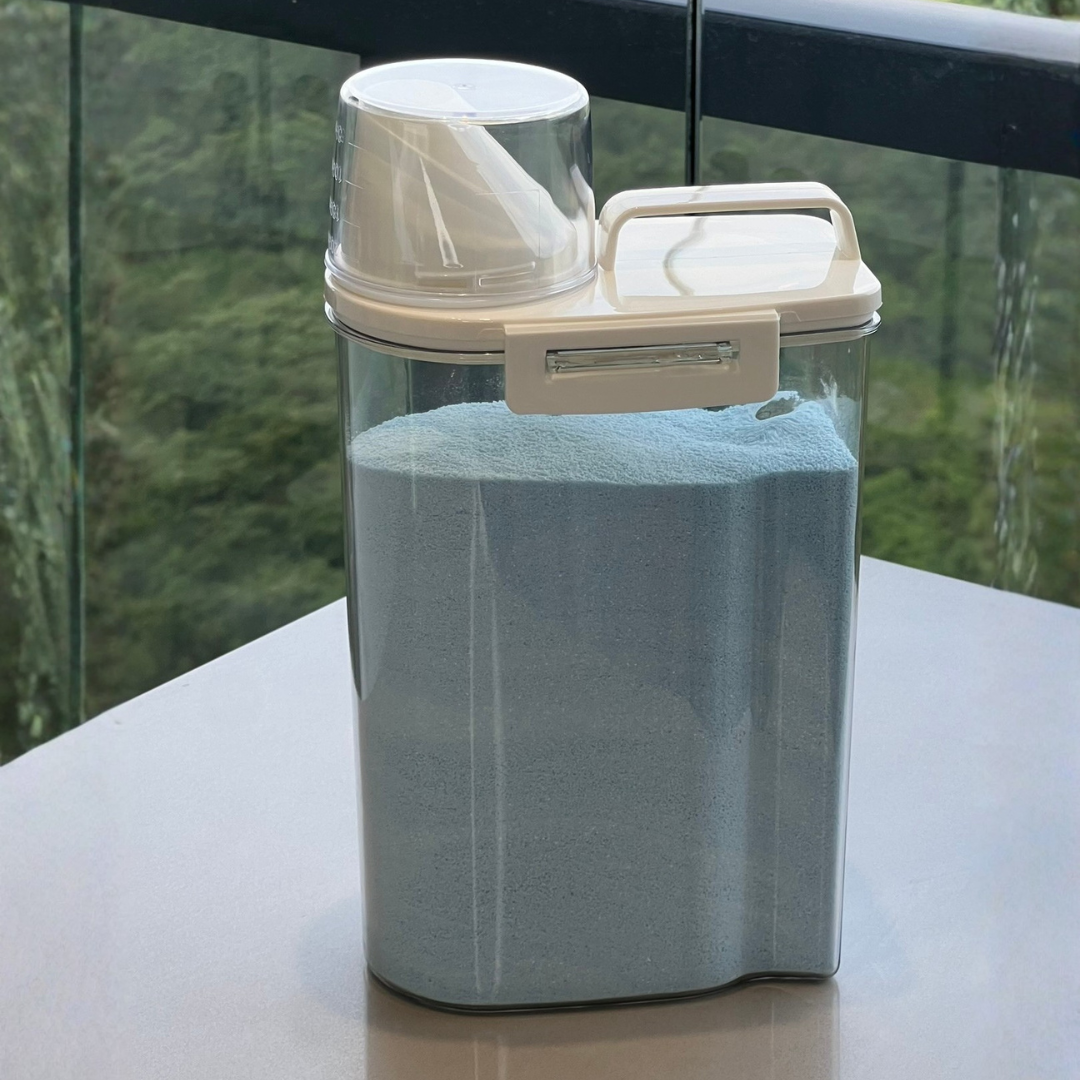 Pote Hermético 2,5L com Copo Medidor - Organização, Praticidade e Vedação Perfeita