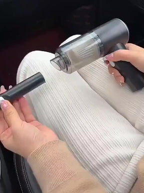 Aspirador de Pó Portátil Recarregável - Limpeza Rápida para Carro, Sofá e Cantos