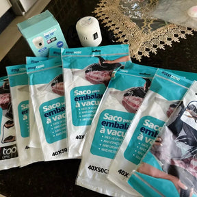 Kit Compact Premium – Saco a Vácuo + Bomba Elétrica