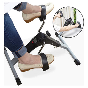Mini Bike Ergométrica Portátil com Monitor - Exercite-se em Casa
