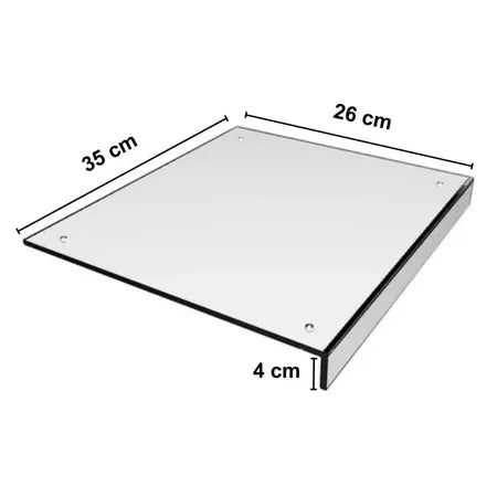 Tábua de Acrílico CrystalChef™ – Não Mancha, Não Absorve Odores e mantém Sua Cozinha Mais Higiênica