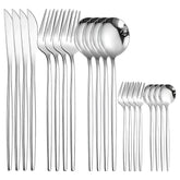 Talheres Prata Inox Glamour – Elegância e Brilho para Sua Mesa Posta- COMPRE E  LEVA O DOBRO