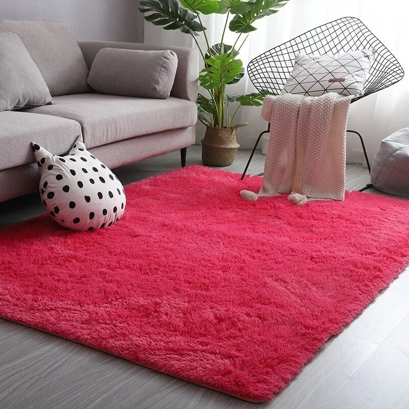 Tapete Peludo para Sala  3,00 x 2,00 Mt   – Macio, Antiderrapante e Aconchegante