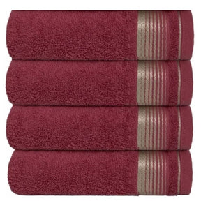 Kit 4 Toalhas de Banho Berlim 100% Algodão – 75x150cm | Maciez e Absorção Premium
