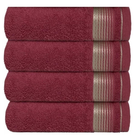 Kit 4 Toalhas de Banho Berlim 100% Algodão – 75x150cm | Maciez e Absorção Premium