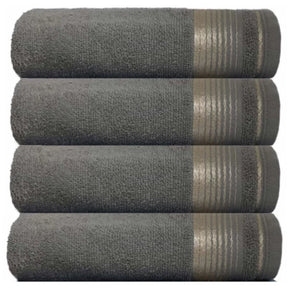 Kit 4 Toalhas de Banho Berlim 100% Algodão – 75x150cm | Maciez e Absorção Premium