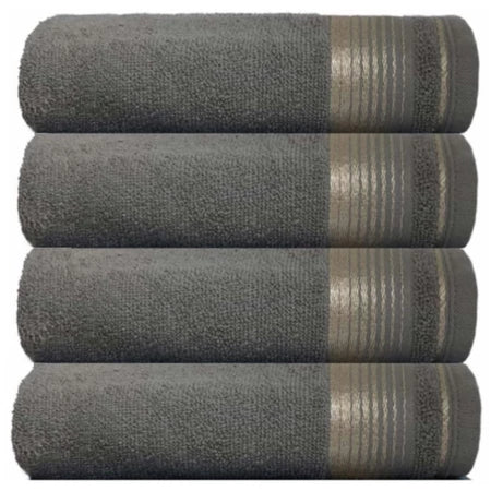 Kit 4 Toalhas de Banho Berlim 100% Algodão – 75x150cm | Maciez e Absorção Premium