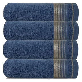 Kit 4 Toalhas de Banho Berlim 100% Algodão – 75x150cm | Maciez e Absorção Premium